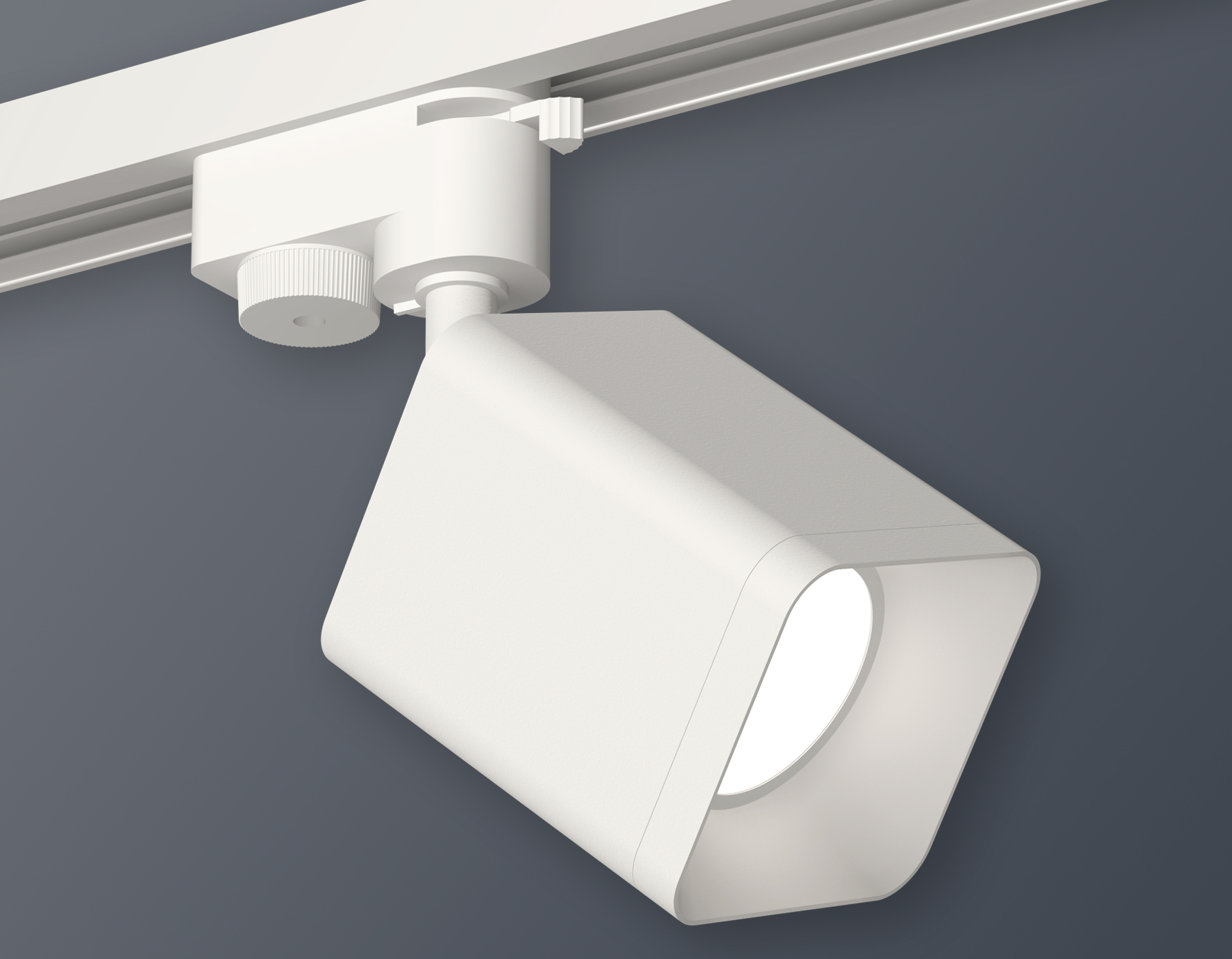 Комплект трекового однофазного светильника XT7812001 SWH белый песок MR16 GU5.3 (A2520, C7812, N7701)