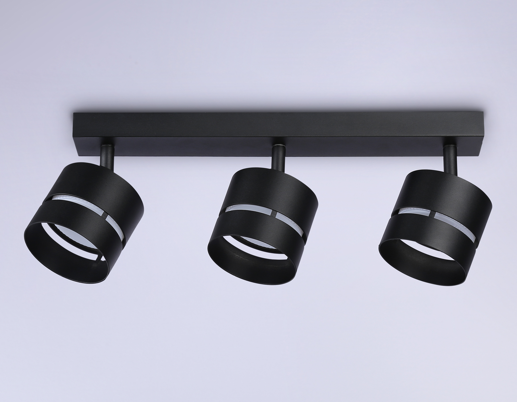 Светильник накладной поворотный со сменной лампой GU10 TN71064/3 BK черный GX53/3 max 12W 405*85*150