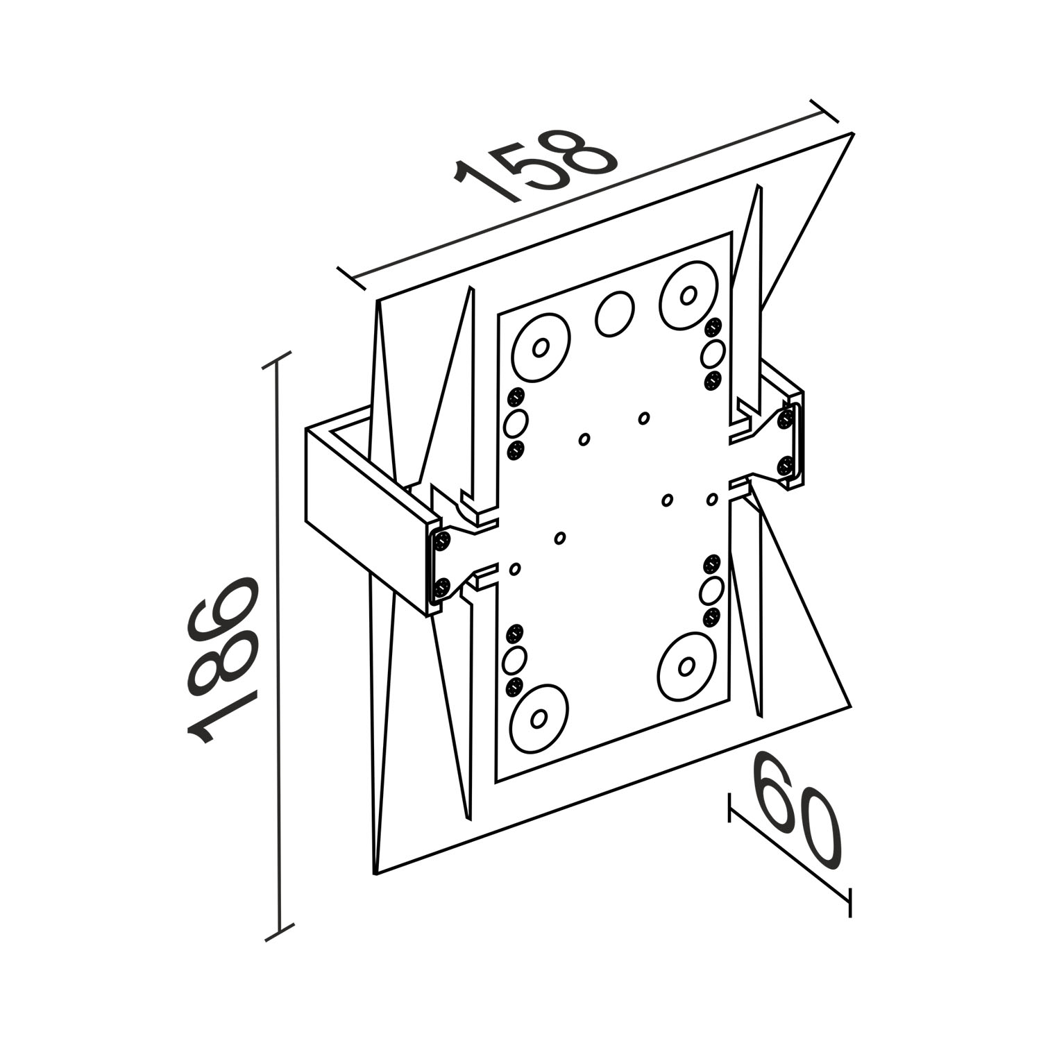Настенный светодиодный светильник Ledron GW-1050 White (3006)