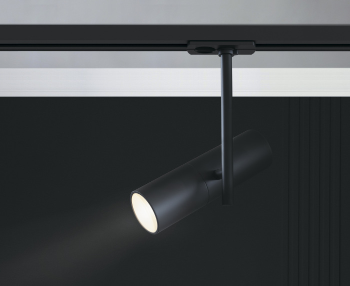 Трековый светильник Elti Unity GU10 10Вт однофазный Maytoni Technical TR005-1-GU10-B (tr005-1-gu10-b)