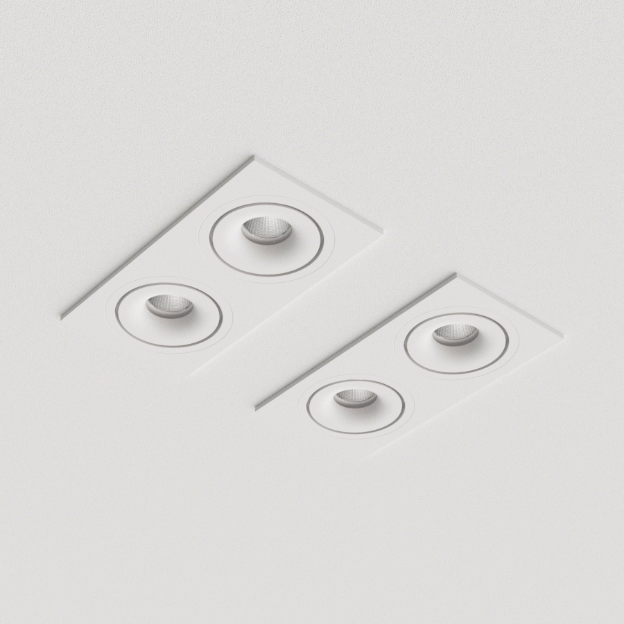 Встраиваемый светодиодный светильник Ledron LH10 SQ2 White (2136)