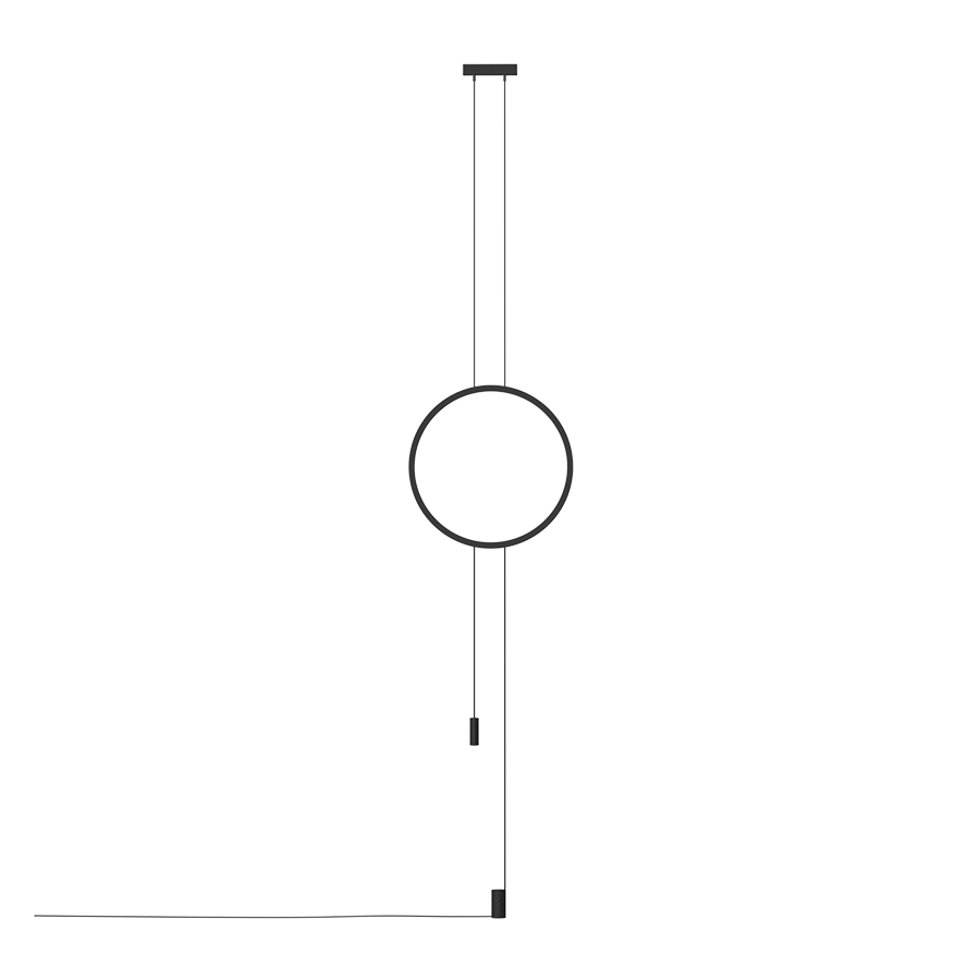 Подвесной светодиодный светильник ECLIPSE S Black (10086)