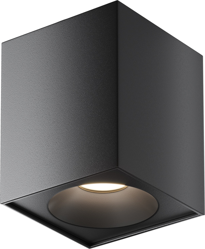 Потолочный светильник Zoom GU10 1x50Вт IP 65 Maytoni Technical C030CL-01B (c030cl-01b)