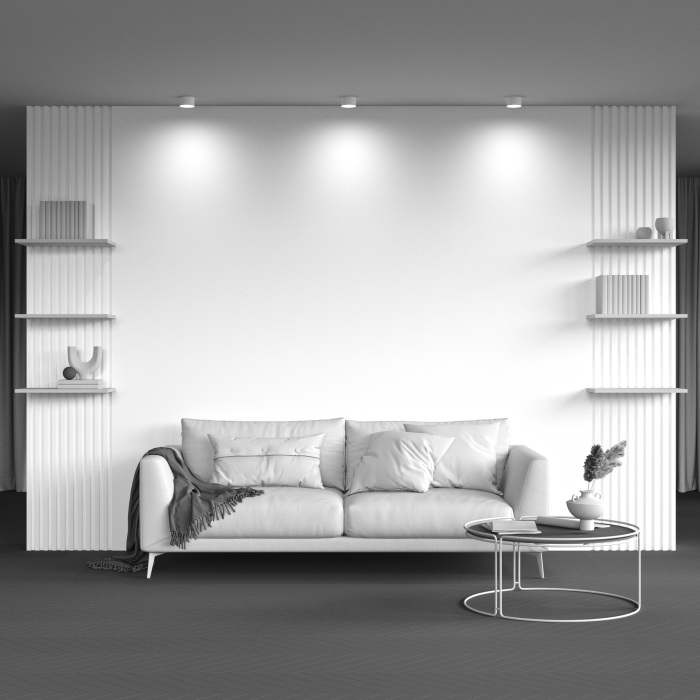 Накладной потолочный светильник Hoop GX53 1x15Вт Maytoni Technical C086CL-GX53-SRD-W (c086cl-gx53-srd-w)