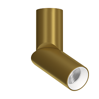 Накладной поворотный светильник под сменную лампу Ledron MJ1402 Gold-White (2848)