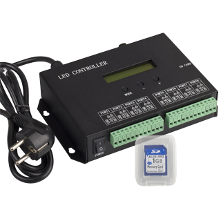 Контроллер HX-803SA DMX (8192 pix, 220V, SD-карта) (Arlight, -) 019859