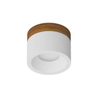 Накладной светодиодный светильник Ledron SUITABLE MINI Wooden White (4424)