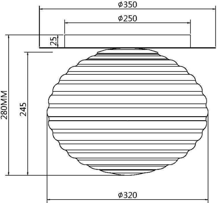 Потолочный светильник Maytoni Reels MOD268CL-01B (mod268cl-01b)