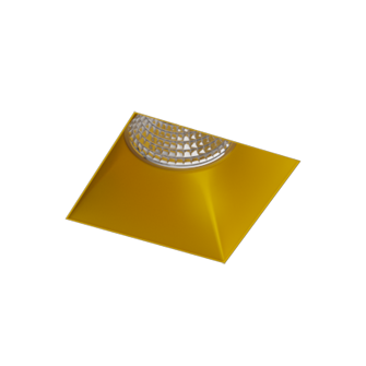 Встраиваемый светильник под сменную лампу Ledron Rise SQ H KIT1 Gold (8570)