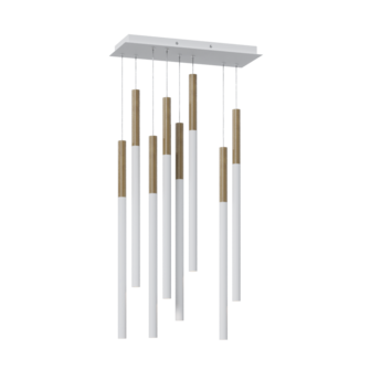 Подвесной светодиодный светильник HL012-8 Wooden 200 White (11371)