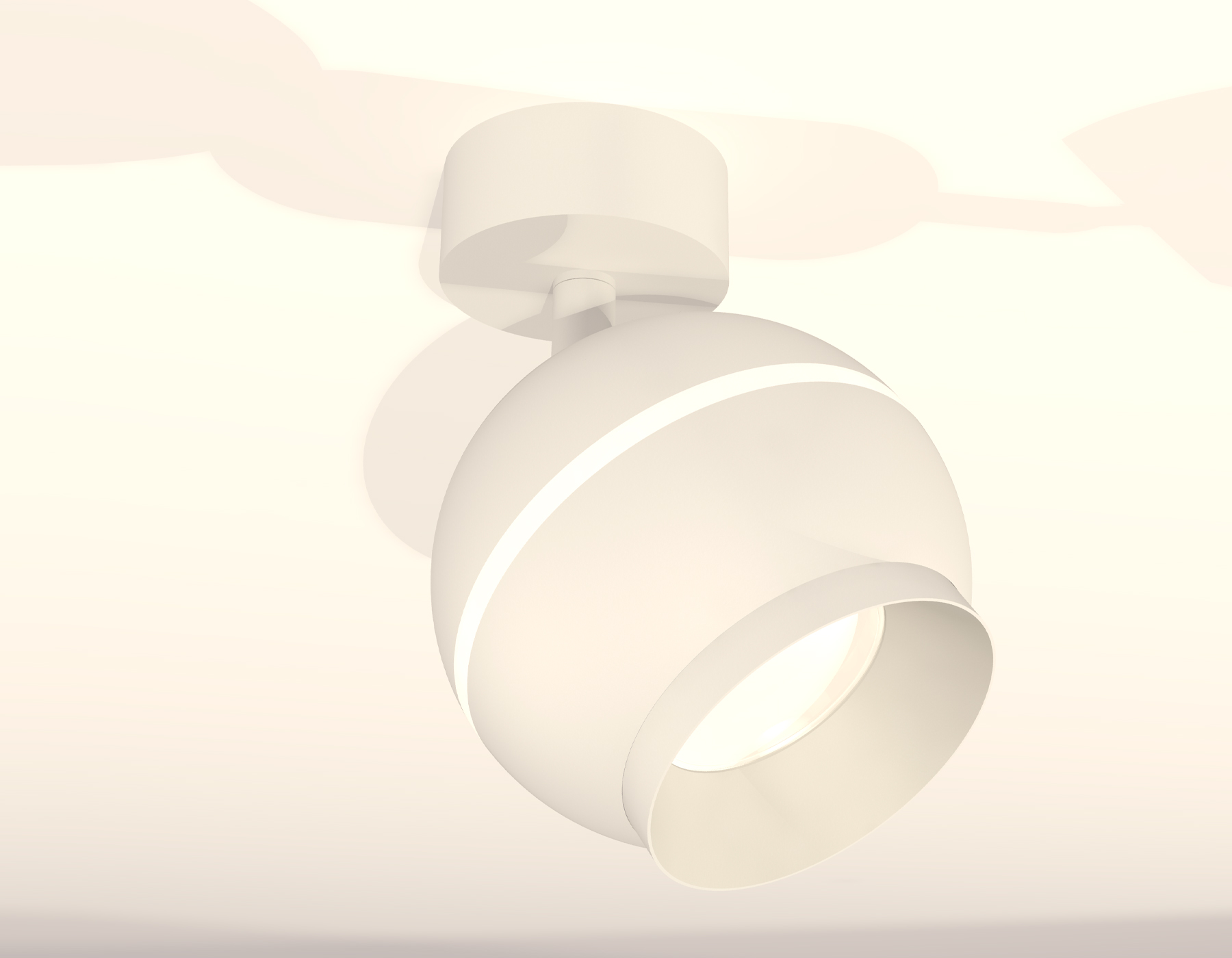 Комплект поворотного светильника с дополнительной подсветкой XM1101001 SWH белый песок MR16 GU5.3 LED 3W 4200K (A2202, C1101, N7030)