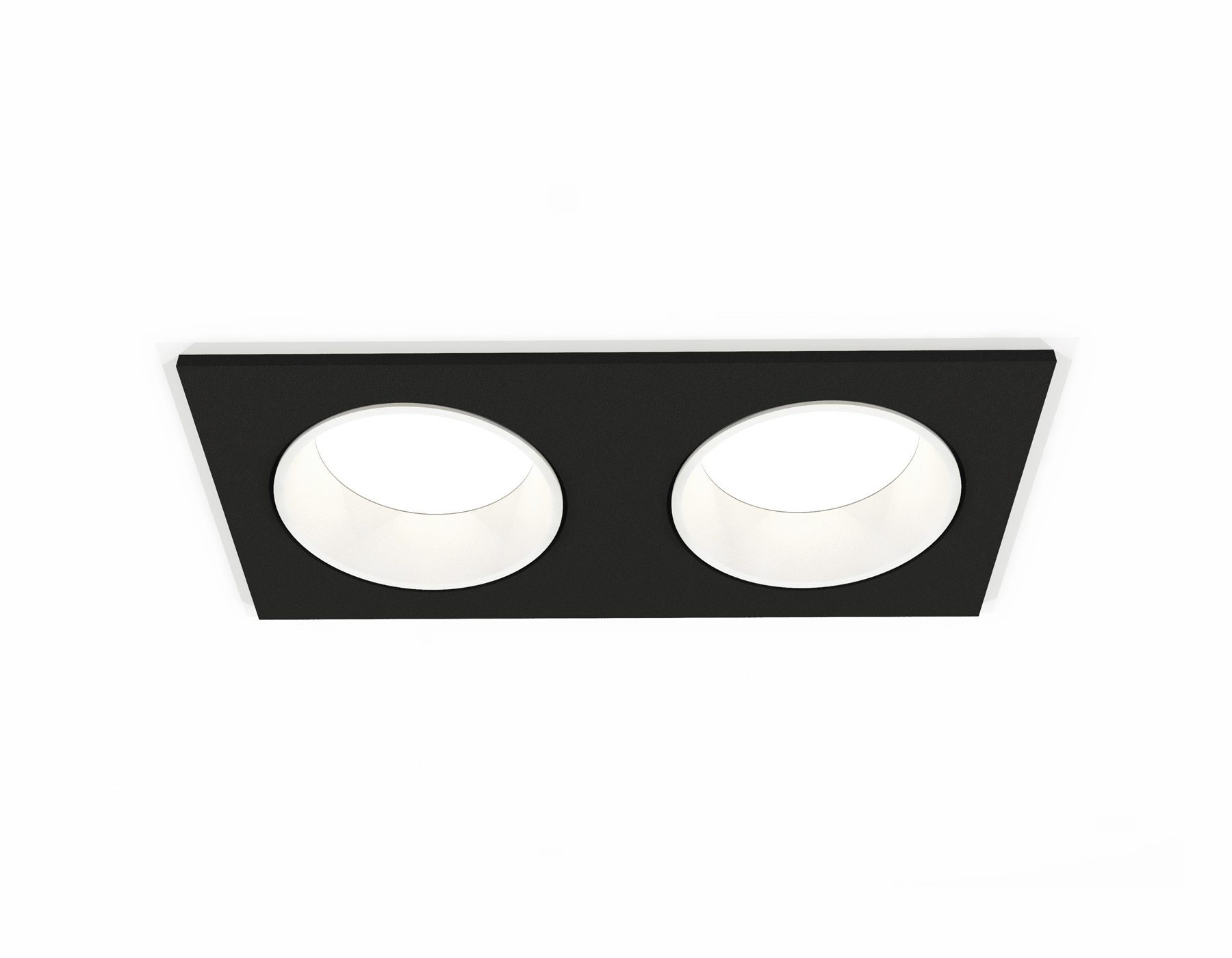 Комплект встраиваемого светильника XC6526001 SBK/SWH черный песок/белый песок MR16 GU5.3 (C6526, N6110)