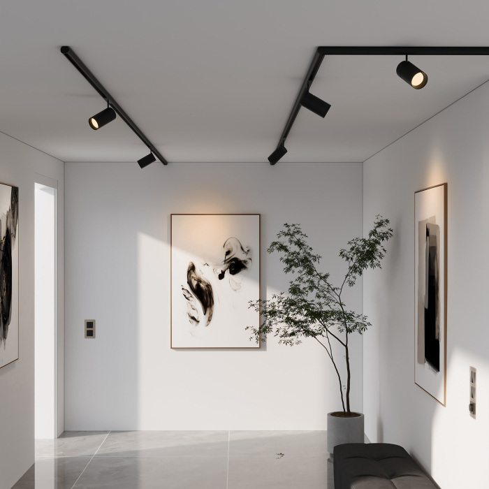 Трековый светильник магнитный Elektrostandard Slim Magnetic R03 8501301 20W 3000K черный (a067380)