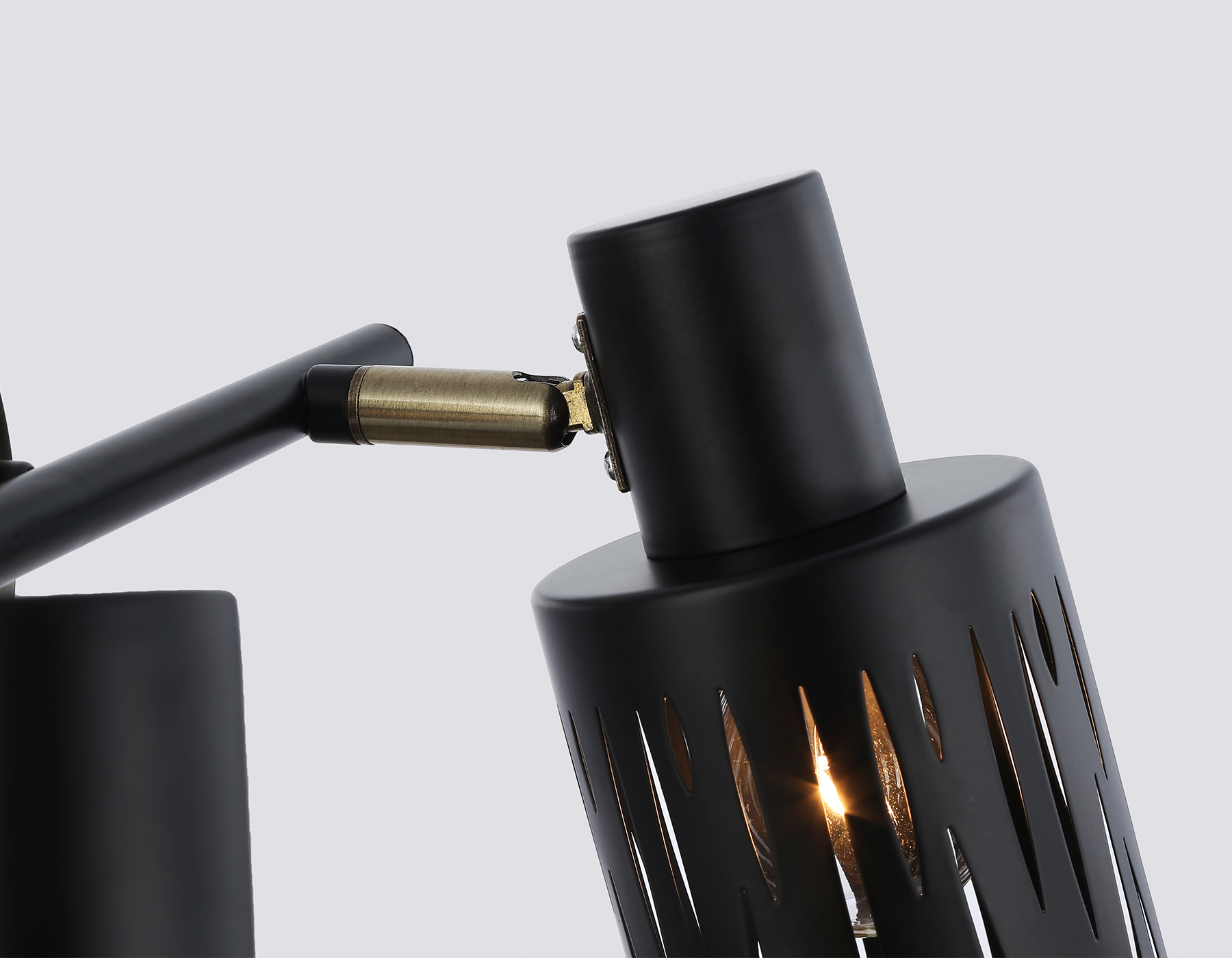 Настенно-потолочный спот в стиле лофт TR8668/2 BK/SB чёрный/бронза E14/2 max 60W 360*100*190