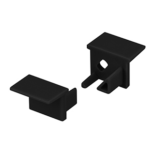 Комплект заглушек SL-BEVEL-H10-F14 BLACK  (Arlight, Пластик) 044089