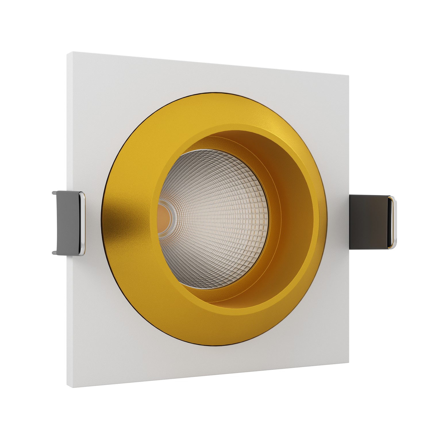 Встраиваемый светодиодный светильник Ledron GIZA MINI SQ White-Gold (2088)