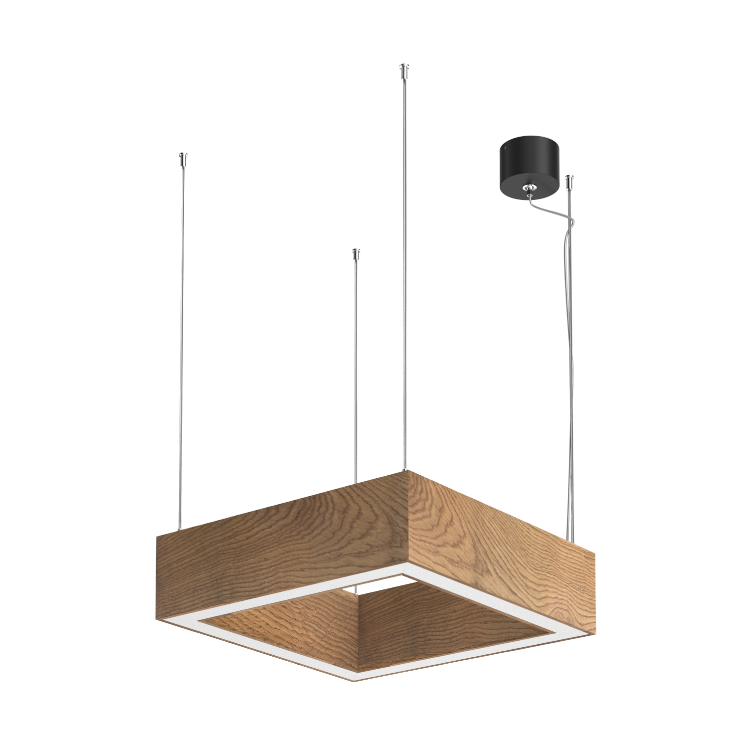 Подвесной светодиодный светильник Ledron KVADRO HL 400 4000K Black (4701)