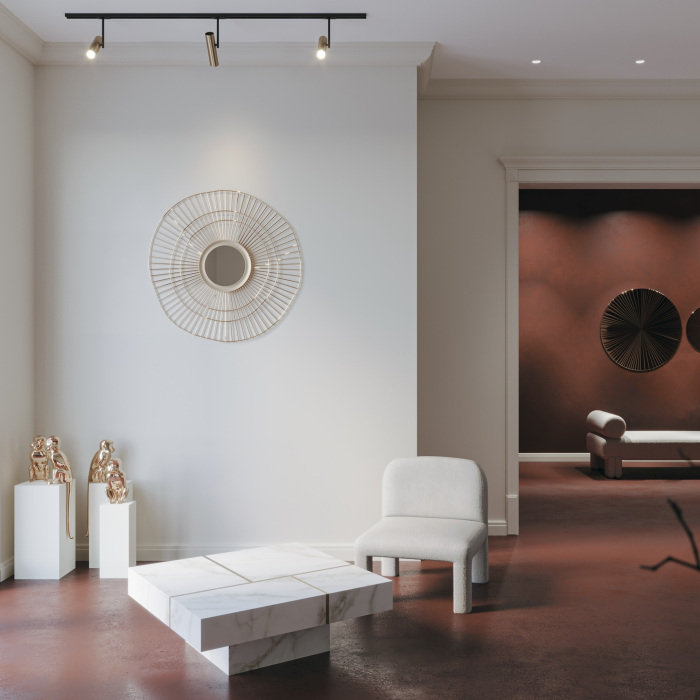 Трековый светильник Elti Unity GU10 10Вт однофазный Maytoni Technical TR005-1-GU10-BG (tr005-1-gu10-bg)