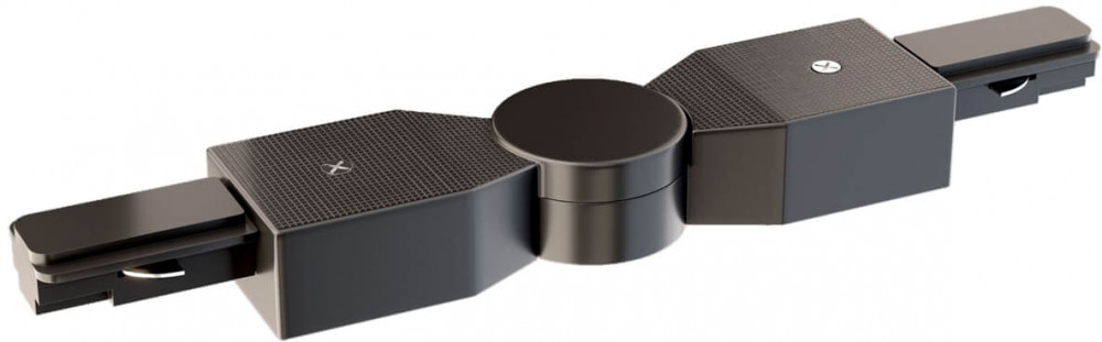 Коннектор поворотный шарнирный Unity черный однофазный Maytoni Technical TRA001CS-11B