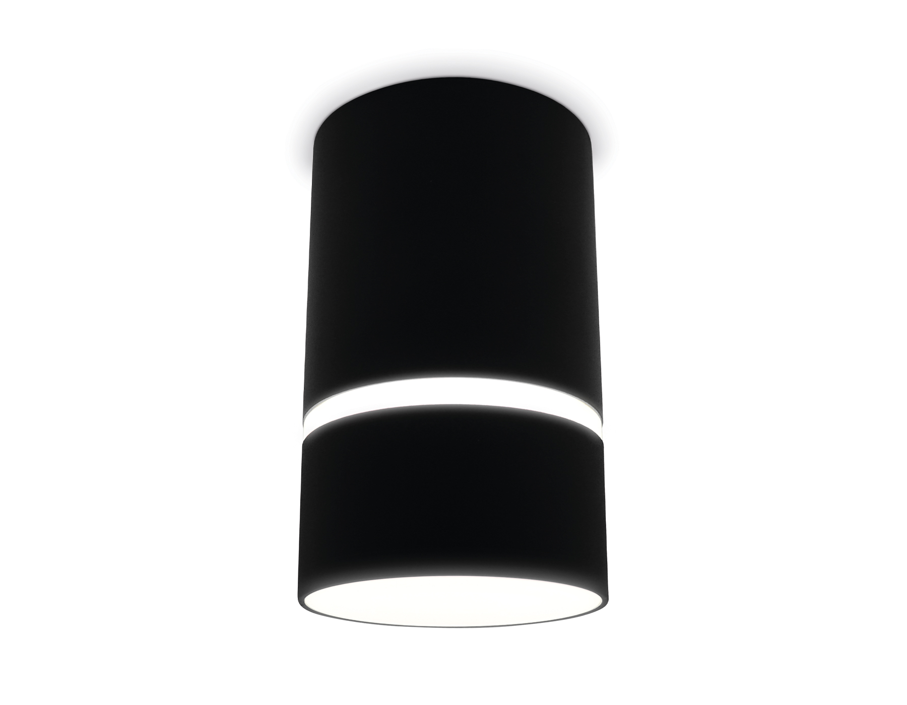 Накладной точечный светильник с акрилом TN3412 SBK черный песок GU5.3 D65*105