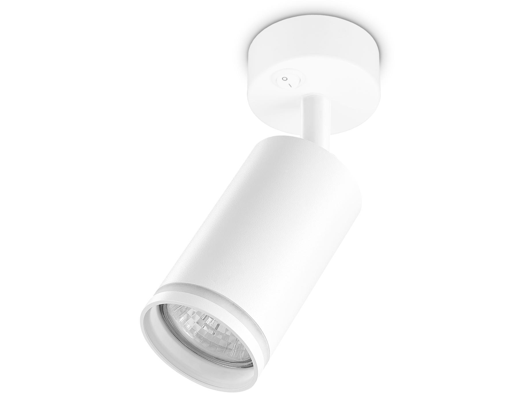 Накладной спот с выключателем TA120 WH белый GU10 max 12W D70*164*D55