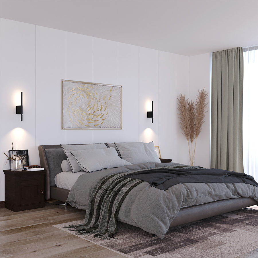 Настенный светодиодный светильник SPIN Gold (9971)