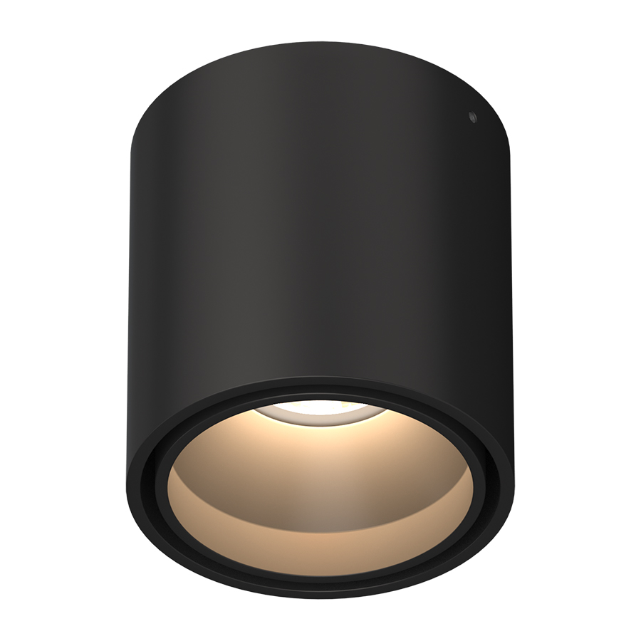 Накладной светильник под сменную лампу Ledron KEA R ED GU10 Black (2799)