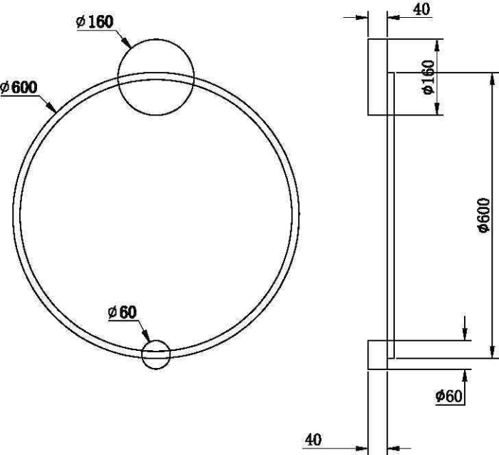 Настенно-потолочный светильник Halo MOD005WL-L22BSK1 (mod005wl-l22bsk1)