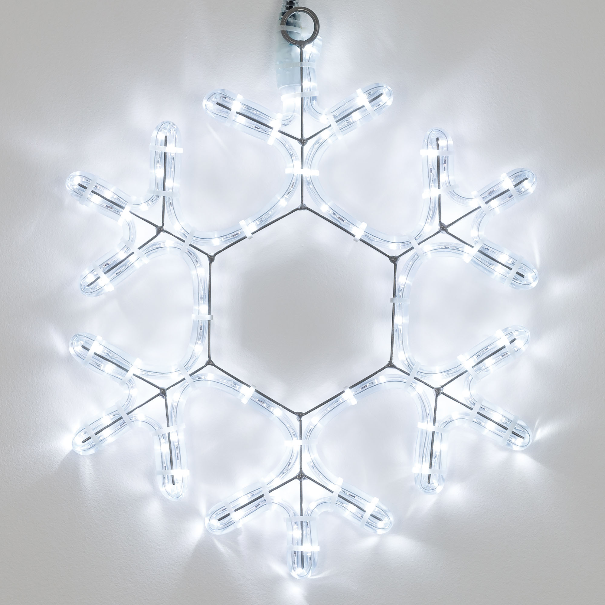 Фигура ARD-SNOWFLAKE-M7-450x375-108LED White (230V, 6.5W) (Ardecoled, IP65) 034249