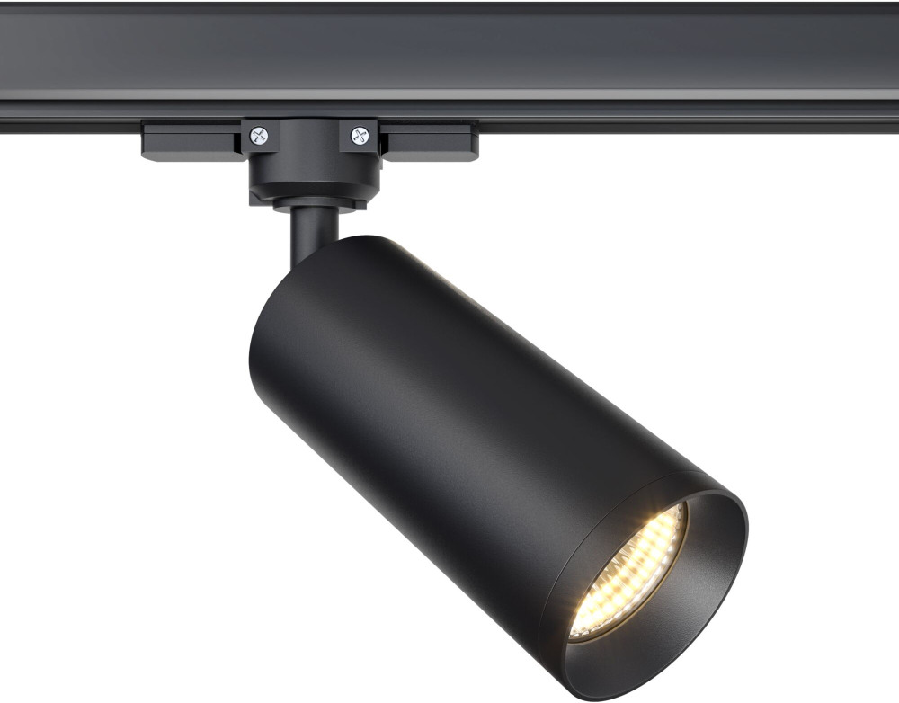 Трековый светильник Focus Trinity GU10 50Вт трехфазный Maytoni Technical TR028-3-GU10-B (tr028-3-gu10-b)