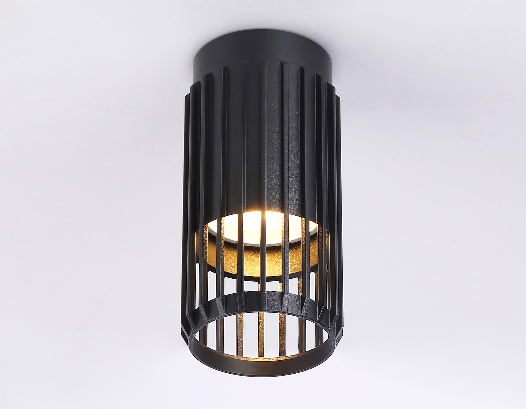 Накладной светильник со сменной лампой GU10 TN51674 BK черный GU10 D60*120