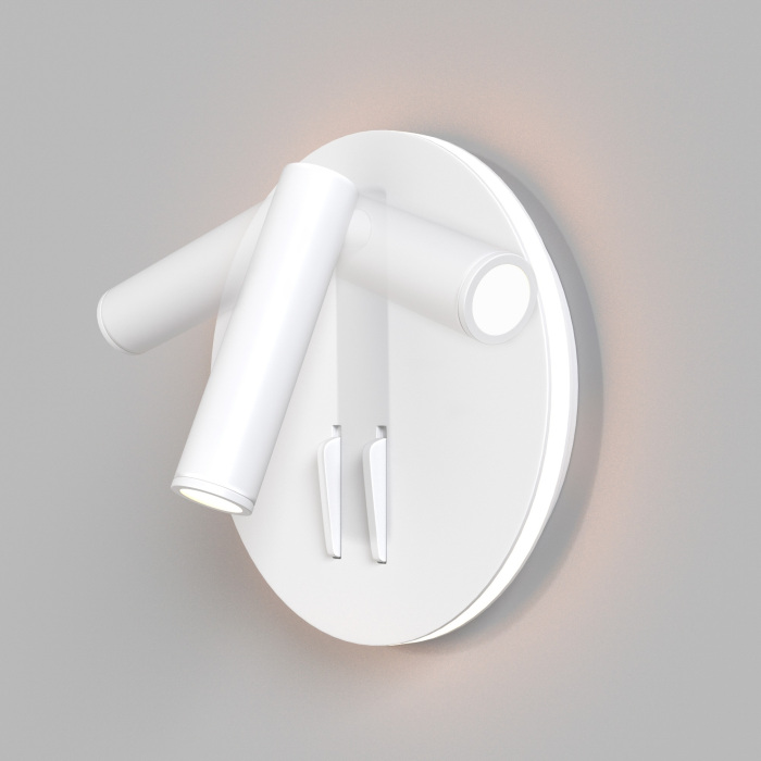 Настенный светильник бра Ios 176 3000К 9Вт IP 20 LED Maytoni Technical C176-WL-01-6W-W (c176_wl_01_6w_w)