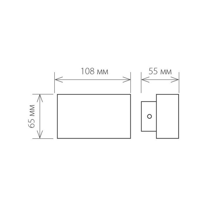 Архитектурная светодиодная подсветка 1555 TECHNO LED TWINKY DOUBLE белый (electrostandart_a038419)