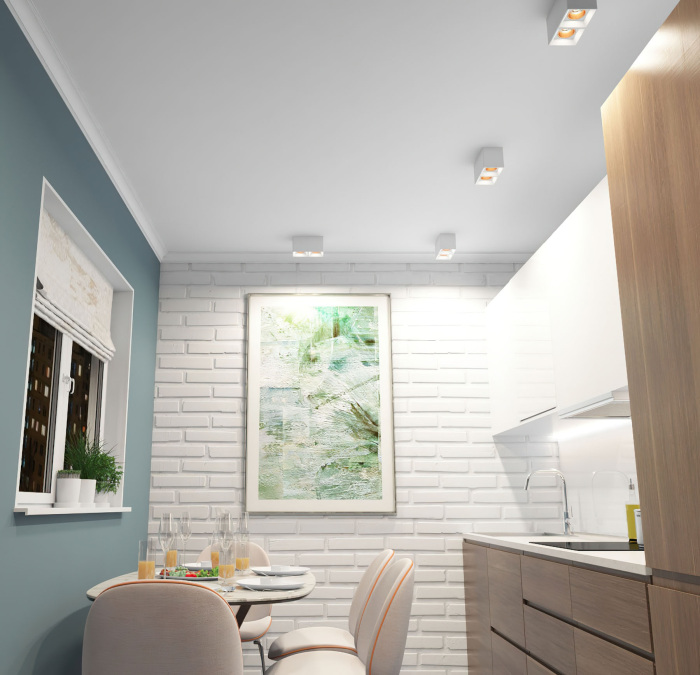 Накладной светильник светодиодный DK3085-WHBR (dk3085-wh_br)