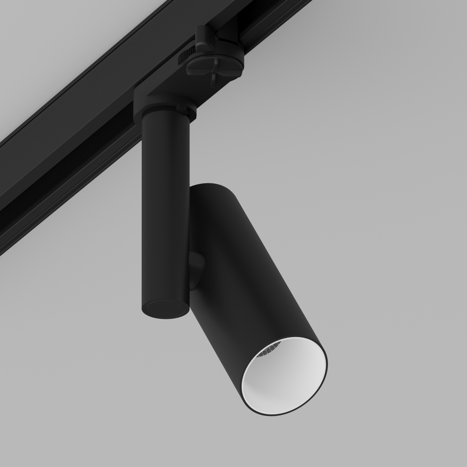 Светодиодный светильник для трехфазного трека Ledron TSU0606 TRIAC Black-White (4286)