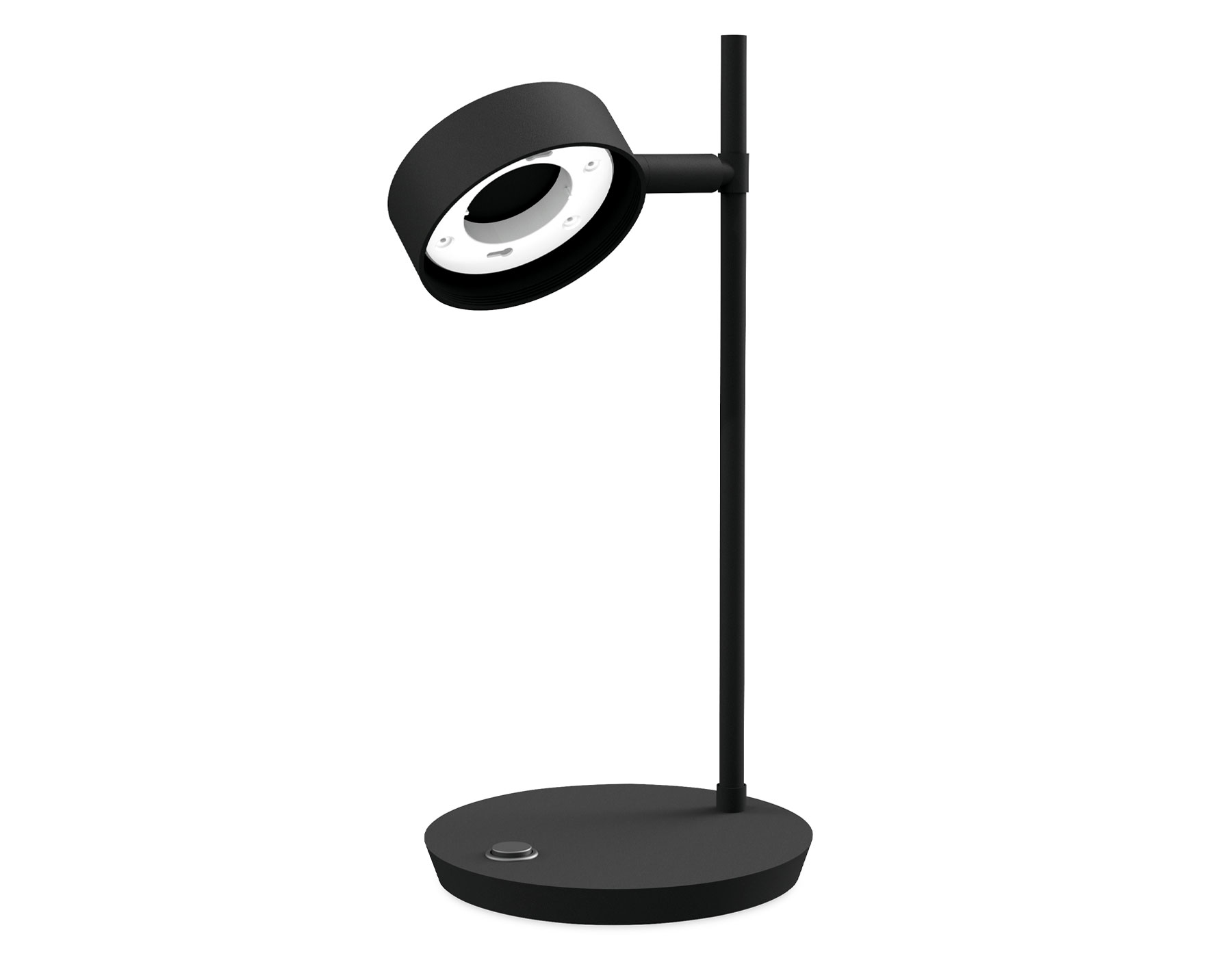 Корпус светильника настольный поворотный для насадок D85 с выключателем C9802 SBK черный песок 85*150*330mm GX53