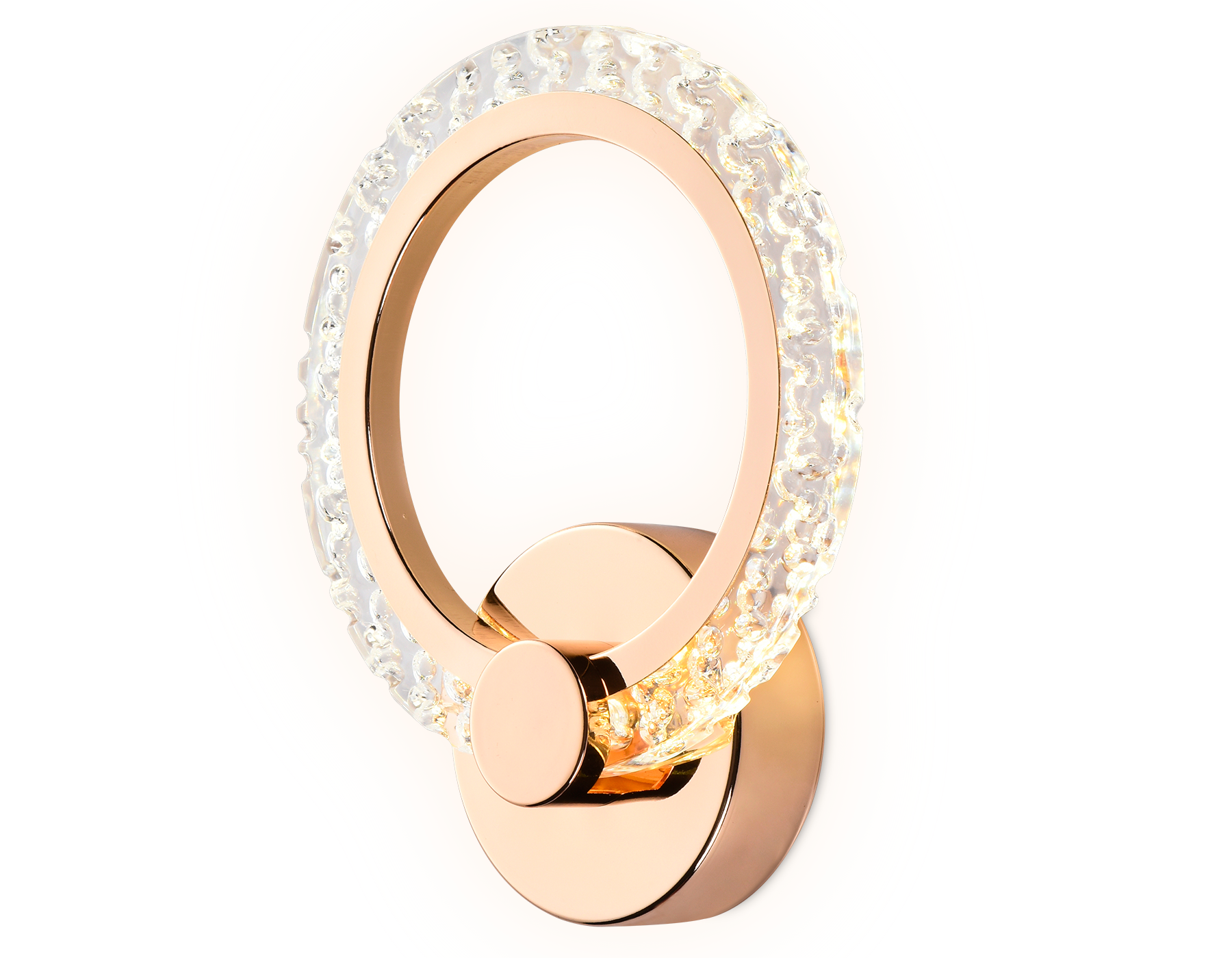 Настенный светодиодный светильник FA419 GD золото 6400K/3000K/4200K 12W 230*190*60