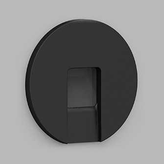 Встраиваемый светодиодный светильник для стен и ступеней Ledron WLB1261W Black (3707)