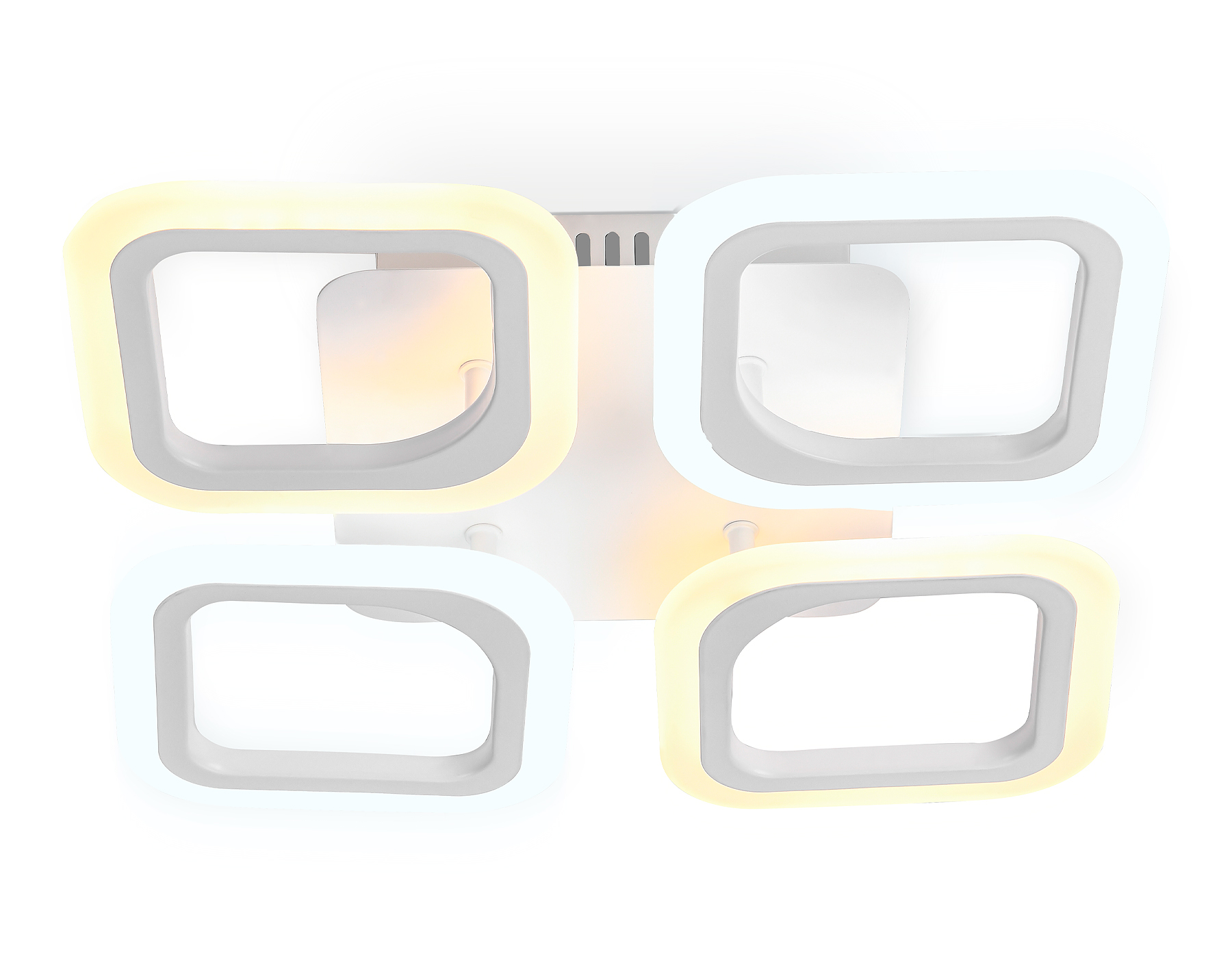 Потолочный светодиодный светильник с пультом FA4371/4 WH белый 4200K/3000K+6400K/6400K+3000K 45W 345*345*75 (ПДУ ИК)