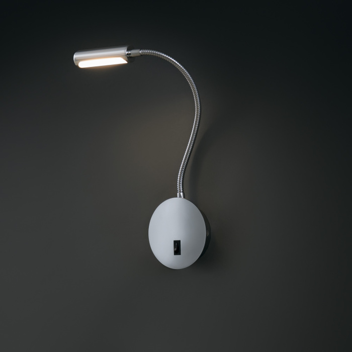 Настенный светильник бра Stem 3000К 3Вт IP 20 LED Maytoni Technical C035WL-L3CH3K (c035wl-l3ch3k)