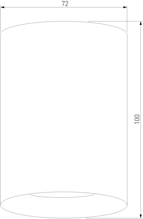 Накладной светильник Elektrostandard Porter 2501101 GU10 черный (electrostandart_a064290)