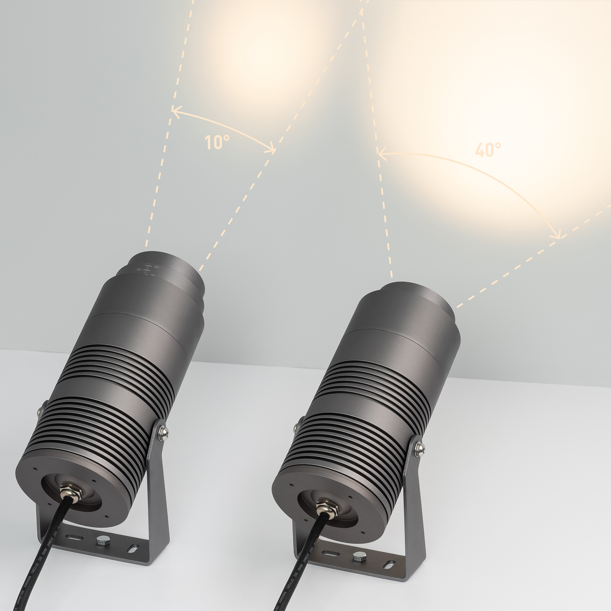 Светильник ALT-RAY-ZOOM-R89-25W Warm3000 (DG, 10-40 deg, 230V) (Arlight, IP67 Металл, 3 года) 028078