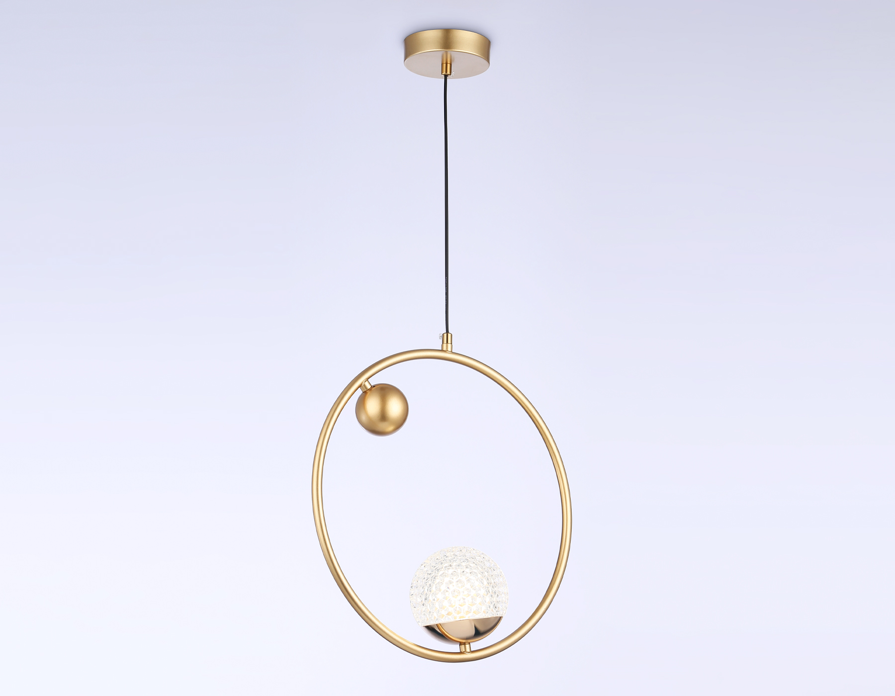 Подвесной светильник со сменной лампой TR5428 GD золото G9 max 40W 350*110*1000