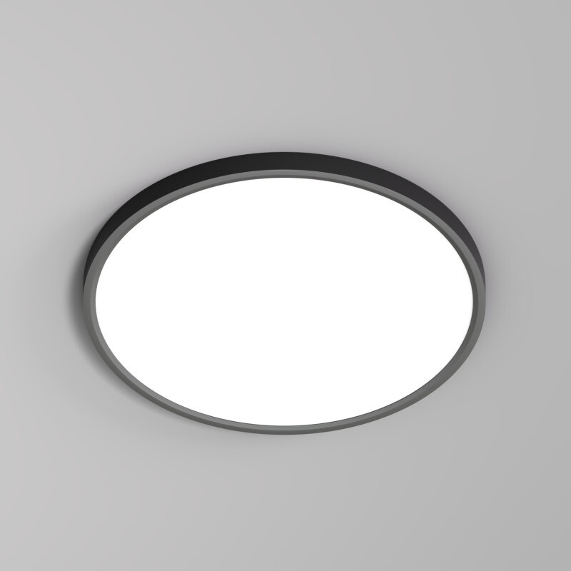 Потолочный светильник Denkirs Thin DK6522-BK 36W 3000K4000K6500K переключатель цветовой температуры на корпусе черный (dk6522-bk)