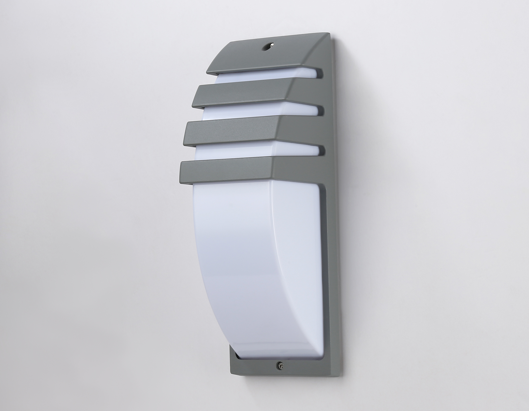 Уличный настенный архитектурный светильник ST5201 GR серый IP54 E27 max 40W 331*112*35