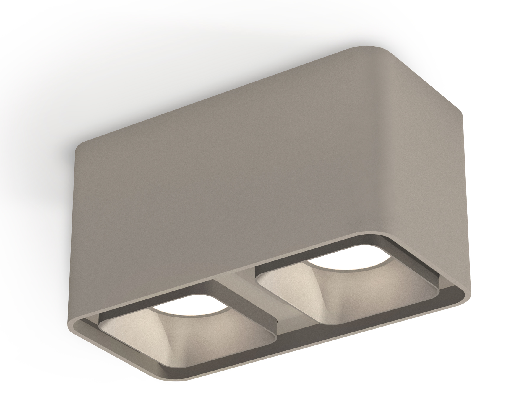 Комплект накладного светильника XS7852003 SGR/SSL серый песок/серебро песок MR16 GU5.3 (C7852, N7703)