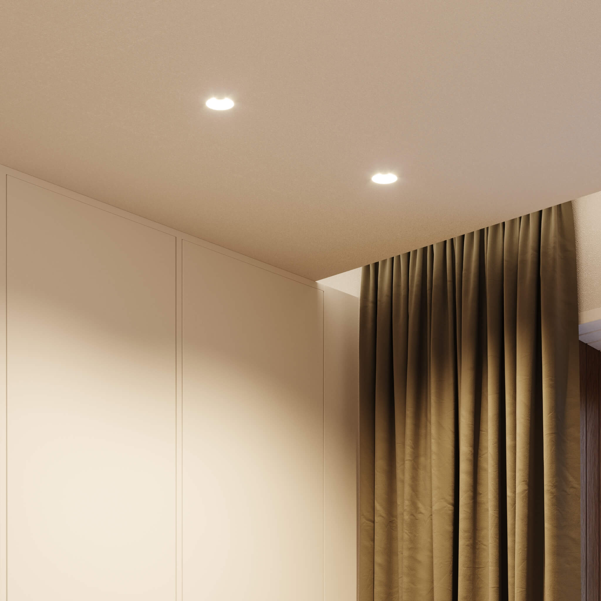 Встраиваемый светодиодный светильник под шпаклевку Starship White 12W Zigbee (10424)