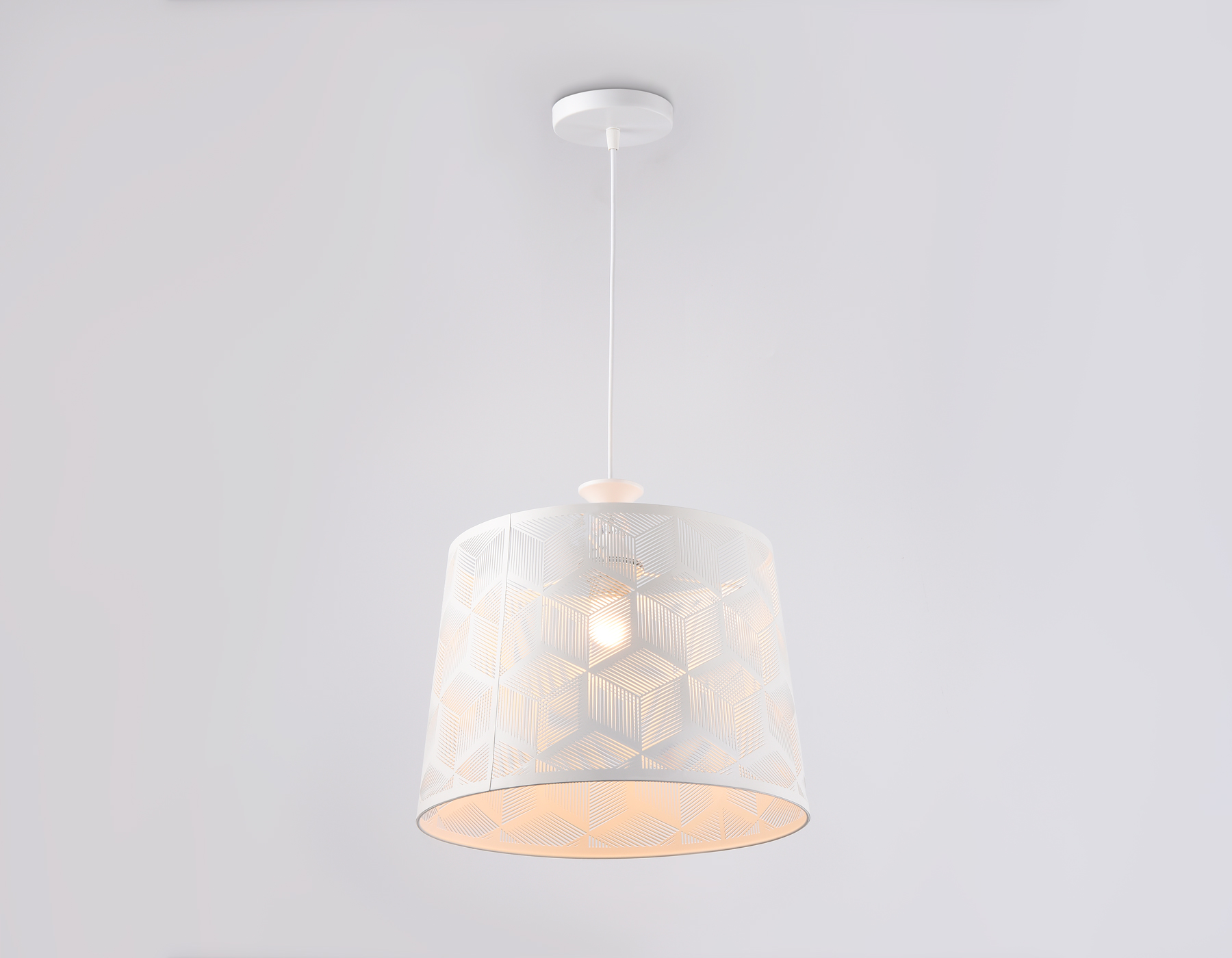 Подвесной светильник TR8437 WH белый E27 max 40W D350*800