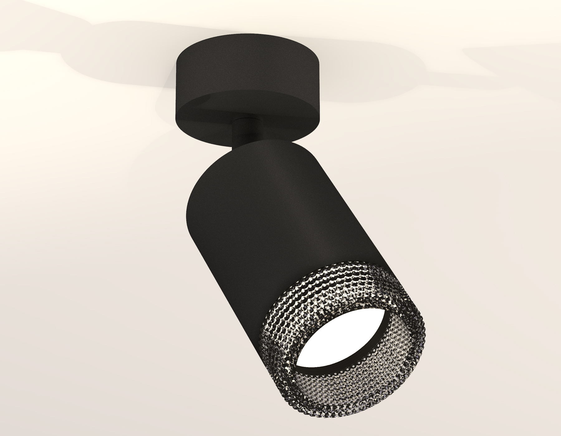 Комплект накладного поворотного светильника XM6313002 SBK/BK черный песок/тонированный MR16 GU5.3 (A2210, C6313, N6151)