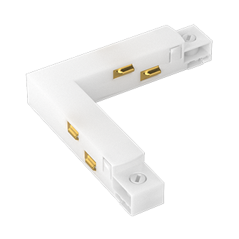 Коннектор угловой жесткий TSM-L White для горизонтального соединения магнитной системы (4975)